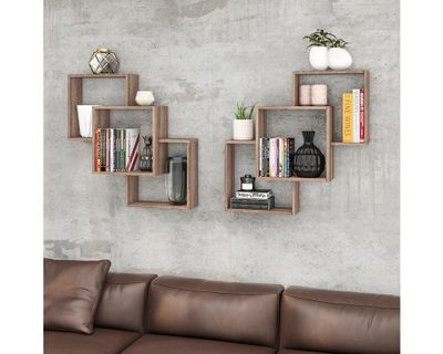 Imagen 2 del producto Repisa Triple cubo café