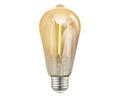 Ampolleta inteligente E27 luz cálida Smart ST19 ambar