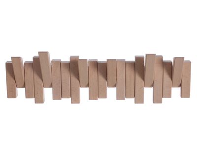 Perchero madera natural