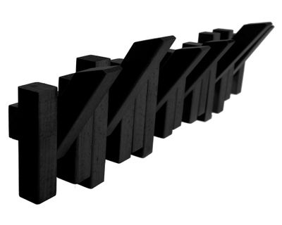 Imagen 2 del producto Perchero madera negro