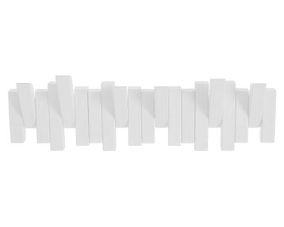 Perchero madera blanco