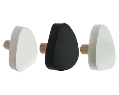 Perchero Triángulos gris/blanco/negro