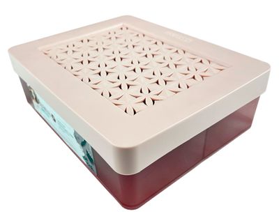 Imagen 2 del producto Caja organizadora joyas rosado 6 divisiones