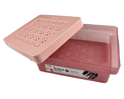 Imagen 2 del producto Caja organizadora baja rosado