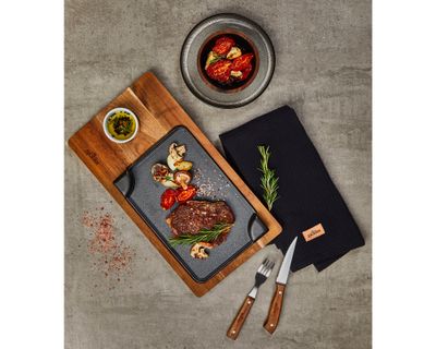 Imagen 2 del producto Plancha con base acacia