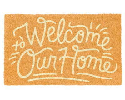 Limpiapiés 45x75 cm Welcome to our home