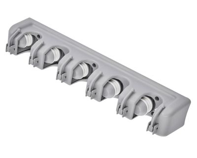 Organizador aseo pared 5 espacios y ganchos