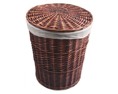 Hamper mimbre tapa 44 lt redondo