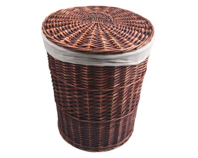 Hamper mimbre tapa 74 litros redondo