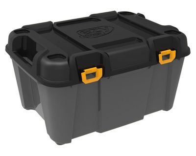 Baúl plástico 120 lt 4 cierres bisagra