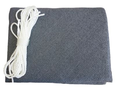 Vela sombreadora triangular 5x5 m gris