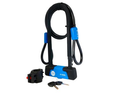 Imagen 1 del producto Pack candado bicicleta K1500L + cable 1 m