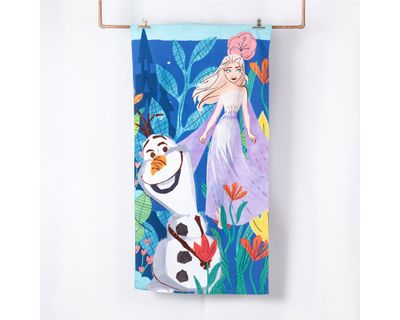 Toalla playa 70x140 cm con bolso Frozen Hola