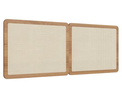 Imagen 2 del producto Respaldo 27967 + 2 Veladores 27932 natural