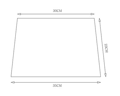 Imagen 2 del producto Pantalla lámpara gris 35 cm