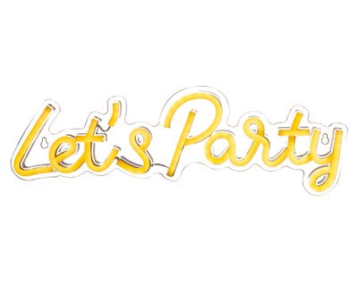 Imagen 2 del producto Aplique Neón Party luz cálida