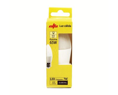 Imagen 2 del producto Ampolleta Led 3000K E27 Luz Cálida 7W