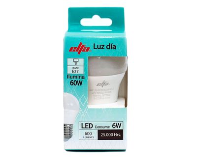 Imagen 2 del producto Ampolleta Led 6W E27 luz fría G45