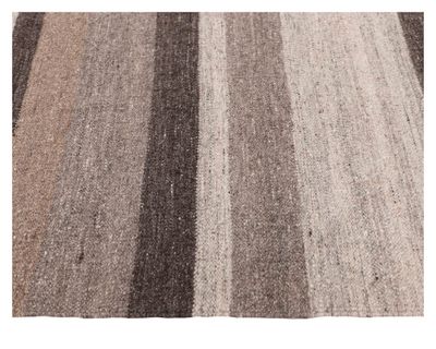 Imagen 2 del producto Alfombra living-comedor 140x200 cm Kelim Tribal Wadmal gris/café