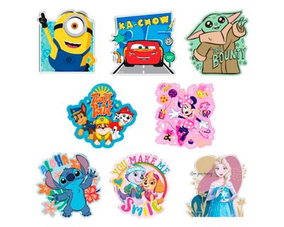 Imagen 1 del producto Sticker mural con luz LED surtido