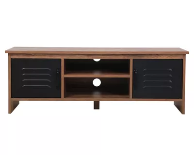 Rack TV Lucca natural/negro