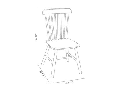 Imagen 2 del producto Silla Barritas 2.0 negro