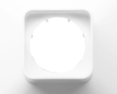 Plafón cuadrado 120W E27 1L Dexson blanco