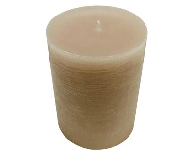 Vela Pilar beige 9x6.8 cm