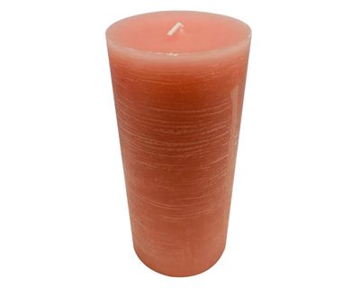 Vela Pilar coral 15x6.8 cm