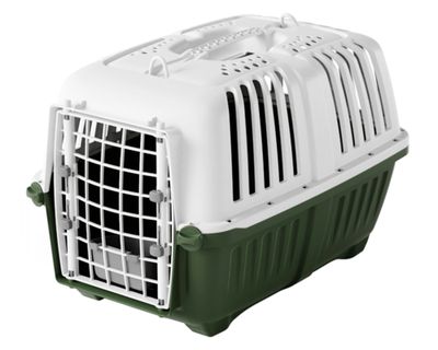 Jaula transporte mascota 31.8x31x47 cm