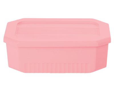 Caja organizadora Octagonal salmón 4 litros