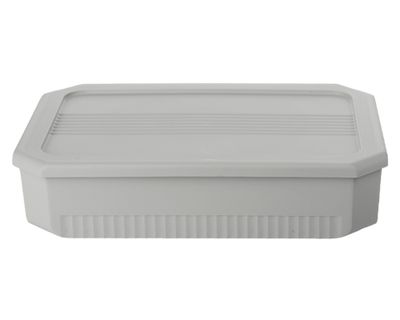 Caja organizadora Octagonal gris 8 litros