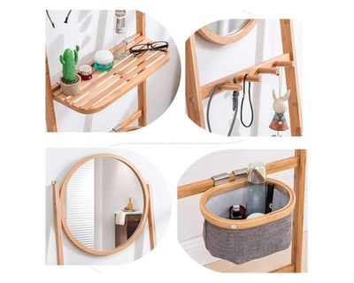 Imagen 2 del producto Organizador con espejo nórdico 170x49x5 cm