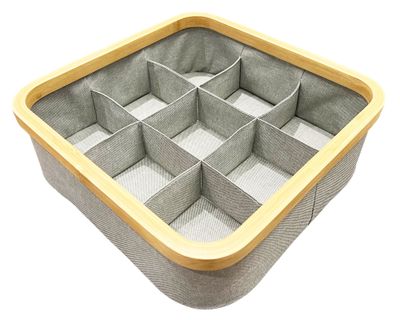 Organizador clóset 9 divisiones tela