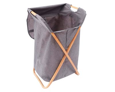 Imagen 2 del producto Cesta de bambú para ropa 70x34x47 cm