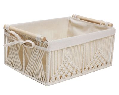 Canasto Macramé 16x36x26 cm