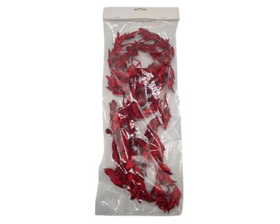 Guirnalda decorativa ramas rojo 170 cm