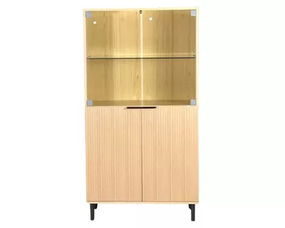 Vitrina Agra natural 4 puertas