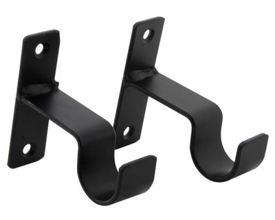 Imagen 1 del producto Soporte 1'' simple muro negro 2 unidades Darkness