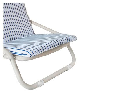 Imagen 2 del producto Silla playa Líneas blanco/azul