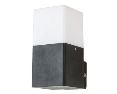 Aplique muro Brando E27 1L negro
