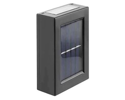 Imagen 1 del producto Aplique LED solar 2L luz cálida negro