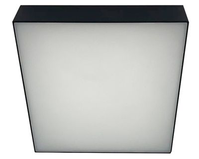 Panel Led cuadrado 22W luz fría Ultra liviano negro