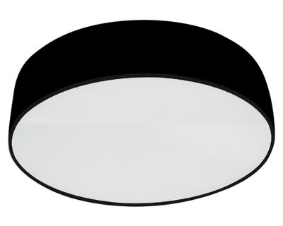 Panel Led redondo 22W 16.5 cm luz fría Ultra liviano negro