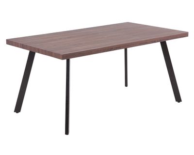 Imagen 2 del producto Comedor 6 personas Toledo madera oscura 75x160x90 cm