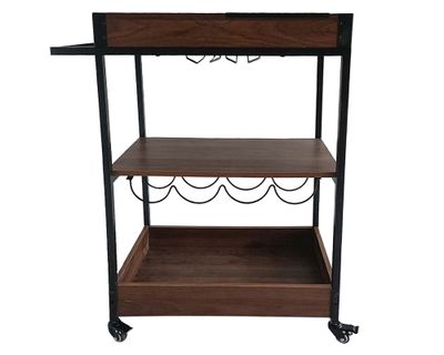 Carro bar Iowa 90x77x41 cm