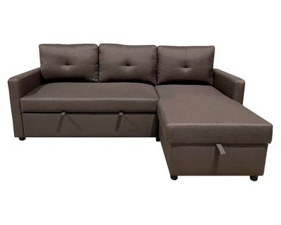 Sofá seccional Hardin chocolate