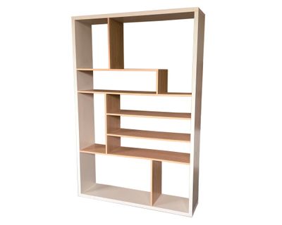 Librero Antonia blanco/natural 180x120x29.6 cm