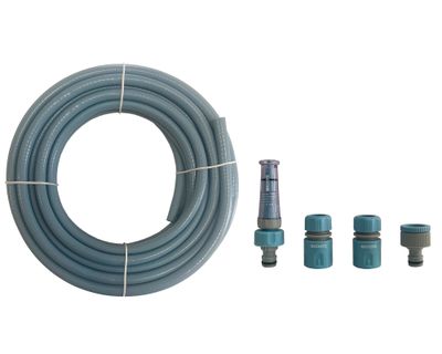 Manguera 1/2'' 15 m + acoples azul