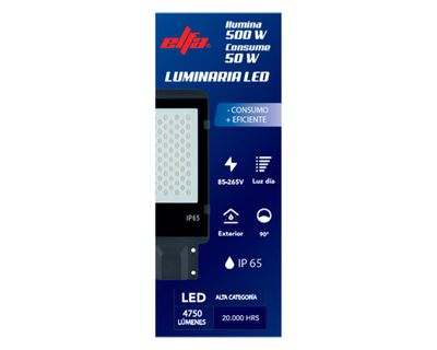 Imagen 2 del producto Luminaria recinto LED 50W luz día negro